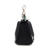 Fendi Black Nutria Fox Fur Studded Monster Bag Bug Backpack Charm - Love that Bag etc - Preowned Authentic Designer Handbags & Preloved Fashions