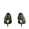 Fendi Brown Zucca & Mesh Pumps Size US 7 | EU 37 - Love that Bag etc - Preowned Authentic Designer Handbags & Preloved Fashions