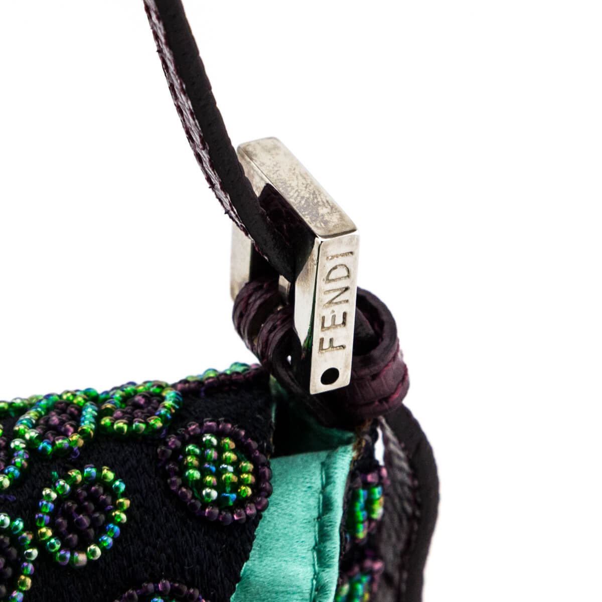 Baguette lizard handbag Fendi Multicolour in Lizard - 34112161