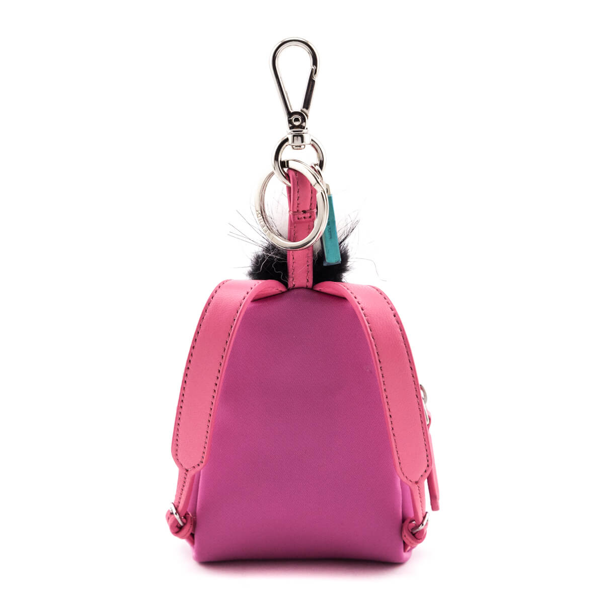 NWT FENDI Punkito Karlito Fur Key Chain Bag Charm Pink | eBay