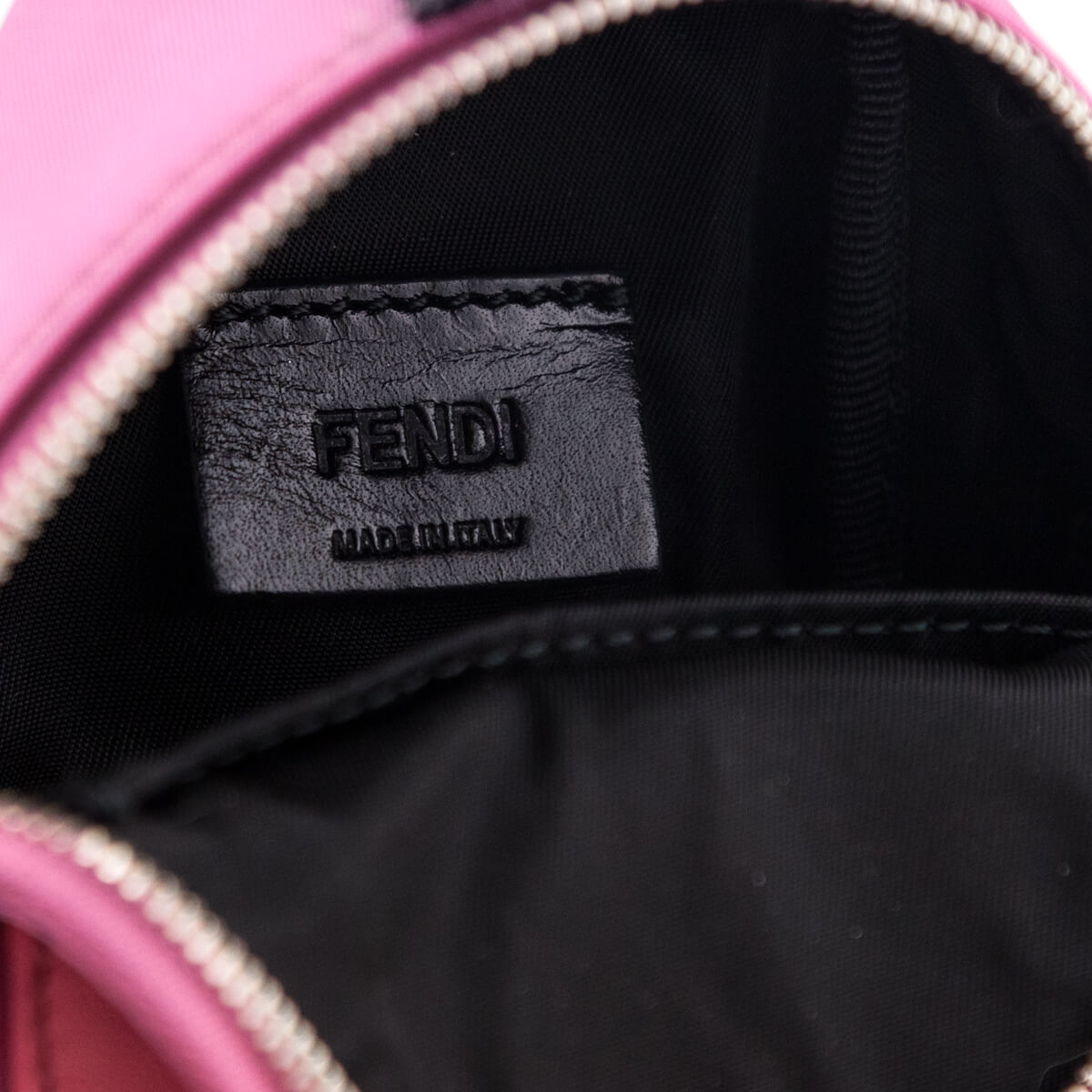 Fendi Pink Fox Nutria Fur Monster Bag Bug Backpack Charm - Shop Fendi