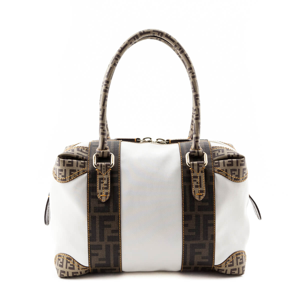 Fendi Zucchino Boston Bag (SHG-SFmROf) – LuxeDH