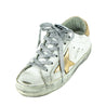 Golden Goose Distressed White Leather Superstar Low Top Sneakers Size 4 | EU 34 - Love that Bag etc - Preowned Authentic Designer Handbags & Preloved Fashions