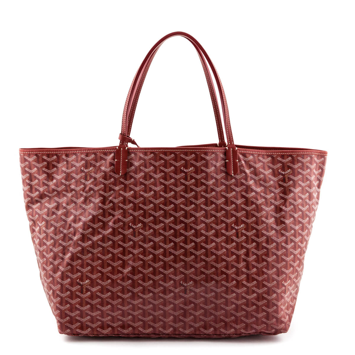 Goyard Red Goyardine Saint Louis GM - Preloved Goyard Handbags Canada