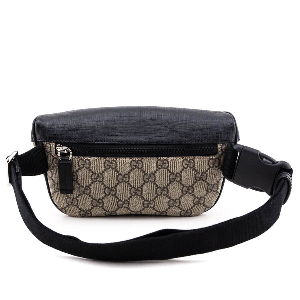 Gucci Eden Belt Bag Beige/Ebony in Canvas with Silver-tone - US