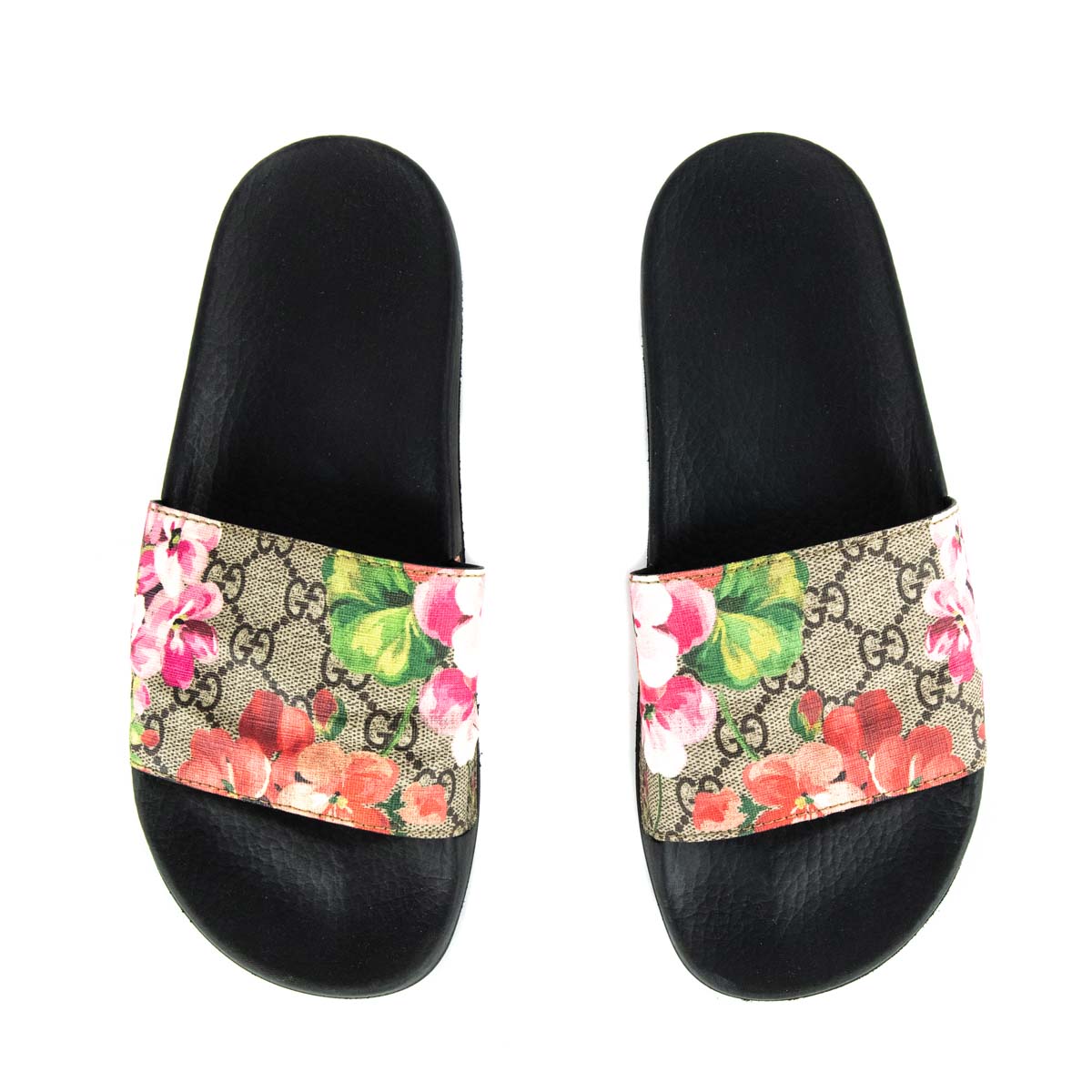 Floral gucci slides cheap Clearance