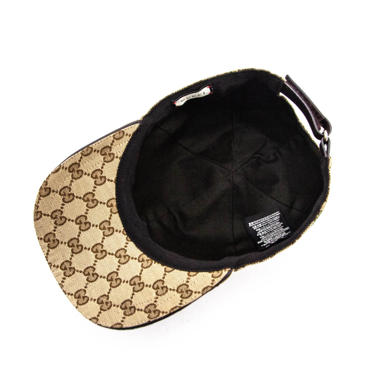 Gucci Beige GG Supreme Canvas Web Cap Size XL - Love that Bag etc - Preowned Authentic Designer Handbags & Preloved Fashions