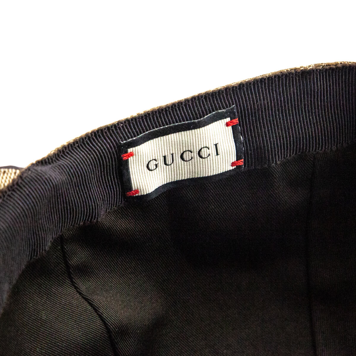 Gucci Beige GG Supreme Canvas Web Cap Size XL - Love that Bag etc - Preowned Authentic Designer Handbags & Preloved Fashions