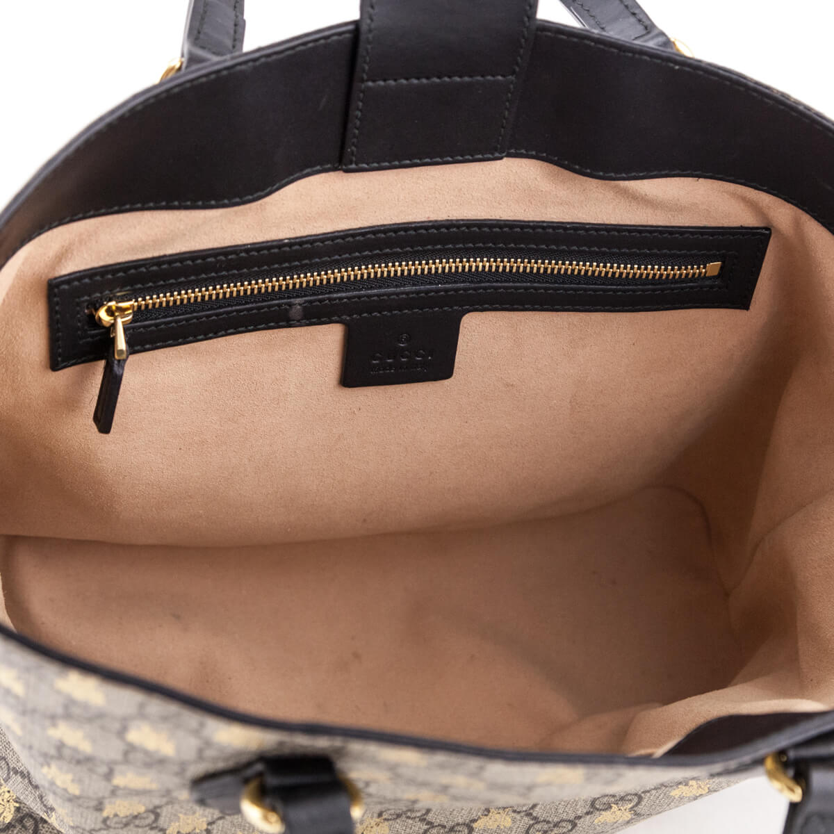 Gucci Brown Leather Vintage Web Stripe Cross-Body Bag - Yoogi's Closet