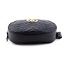 Gucci Black Calfskin Matelasse GG Marmont Belt Bag - Love that Bag etc - Preowned Authentic Designer Handbags & Preloved Fashions