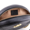 Gucci Black Calfskin Matelasse Mini Round GG Marmont Shoulder Bag - Love that Bag etc - Preowned Authentic Designer Handbags & Preloved Fashions