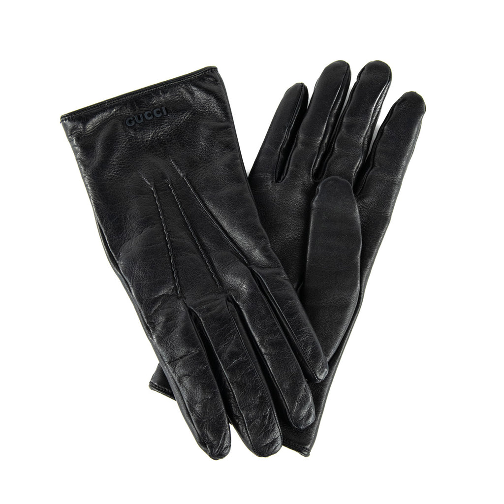 Gucci - Authenticated Gloves - Polyester Black Plain for Women, Never Worn