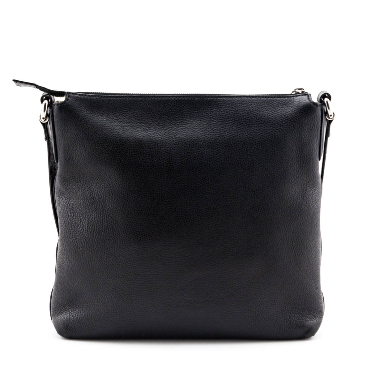 Gucci Black Pebbled Calfskin Medium Soho Messenger Bag - Love that Bag etc - Preowned Authentic Designer Handbags & Preloved Fashions