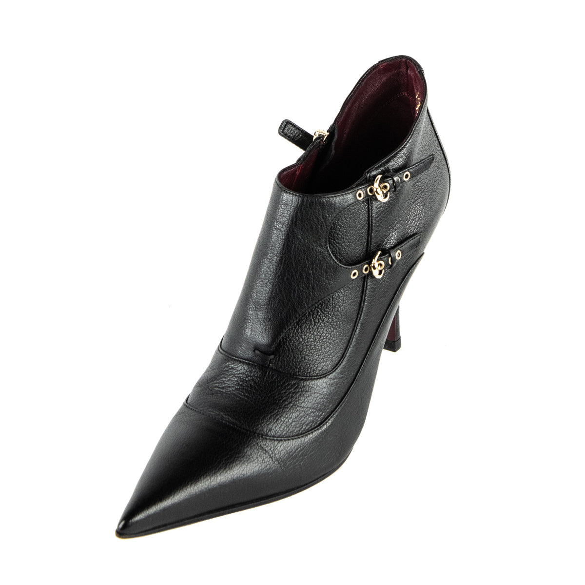 Gucci Black Pointed Toe Ankle Boots Size US 8.5 | EU 38.5 - Love that Bag etc - Preowned Authentic Designer Handbags & Preloved Fashions