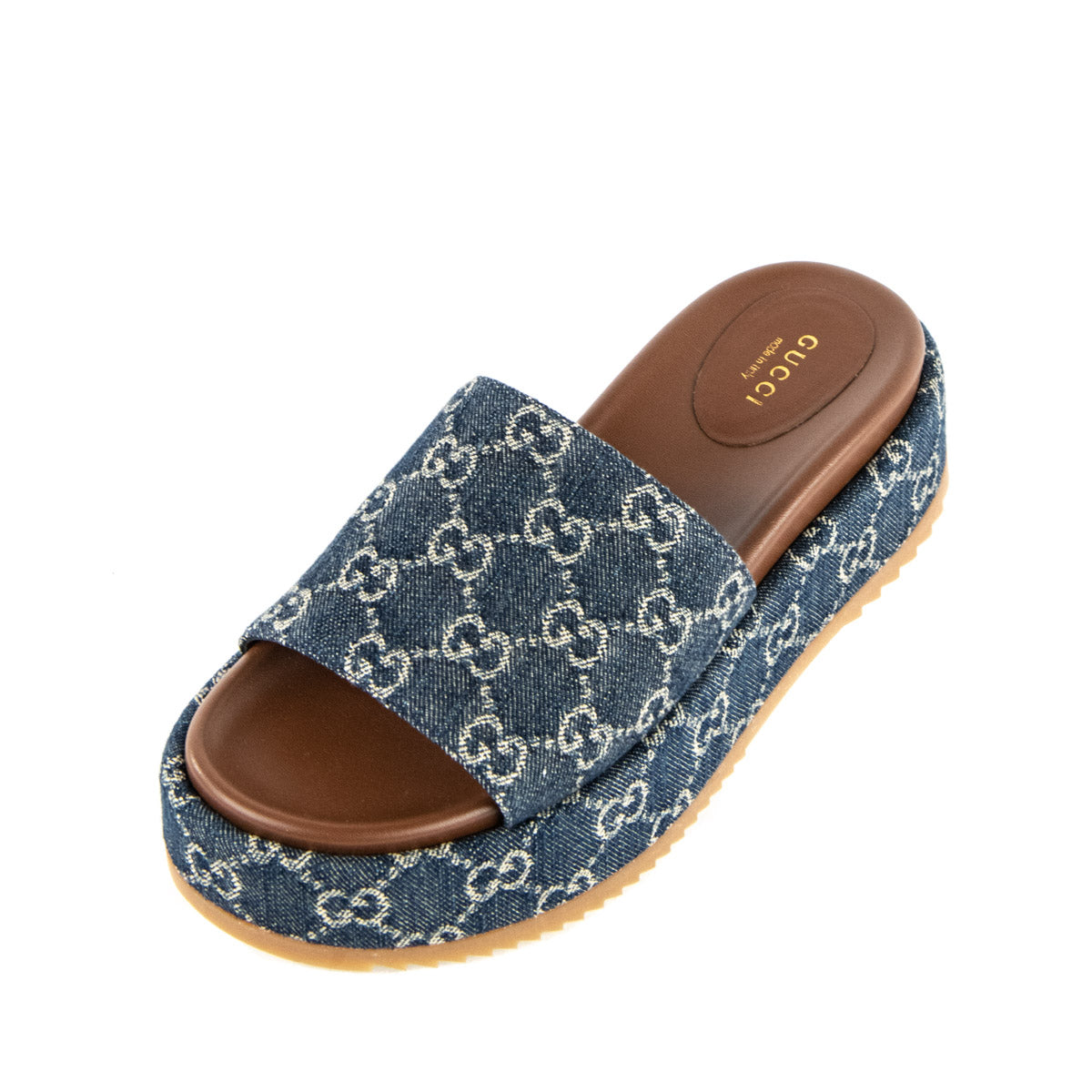 Blue and ivory gg denim Clearance