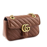 Gucci Brown Diagonal Matelasse Calfskin GG Marmont Mini Shoulder Bag - Love that Bag etc - Preowned Authentic Designer Handbags & Preloved Fashions
