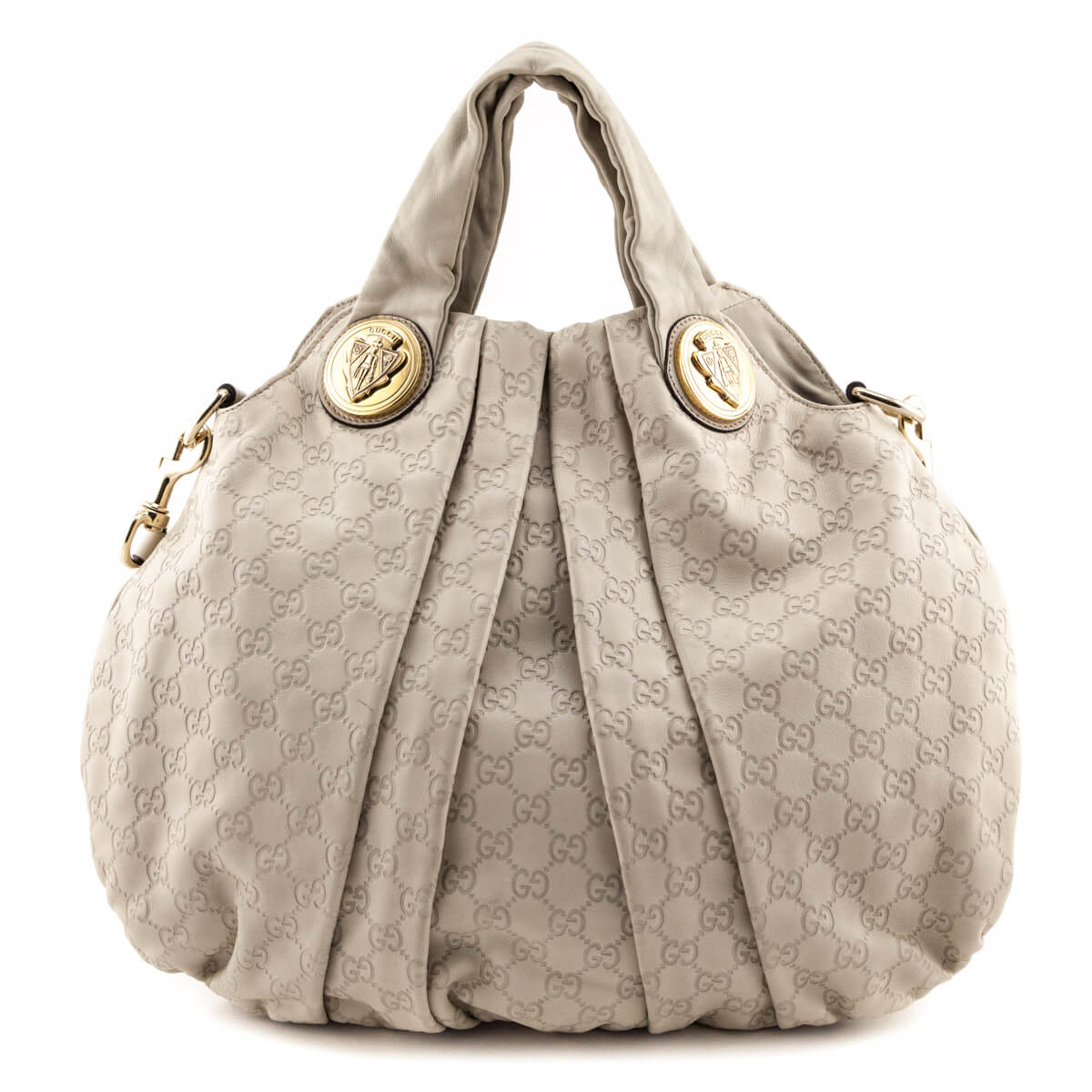 Gucci Ivory Small Monogram Canvas Hobo Bag – I MISS YOU VINTAGE