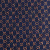 Gucci Navy & Bronze Wool Blend Jacquard Stenix GG Monogram Scarf - Love that Bag etc - Preowned Authentic Designer Handbags & Preloved Fashions