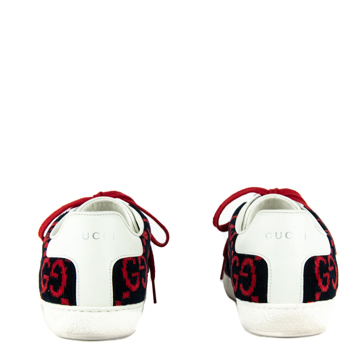 Gucci Navy & Red Velvet GG Ace Sneakers Size US 9 | EU 39 - Love that Bag etc - Preowned Authentic Designer Handbags & Preloved Fashions
