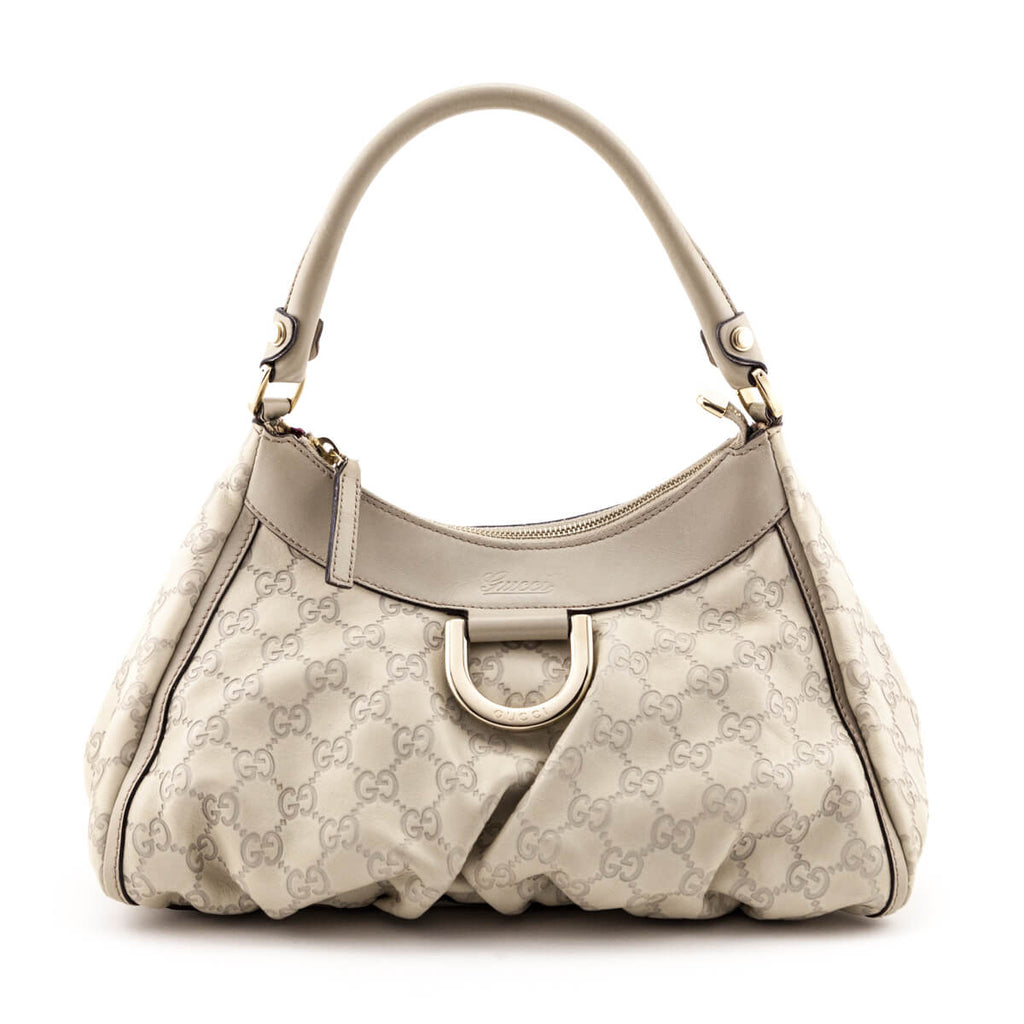 Gold Guccissima D-Ring Abbey Shoulder Small QFB1AM3GDH001
