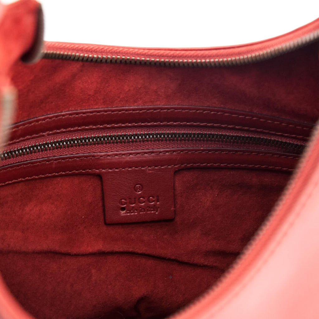 Gucci Reins Leather Hobo Shoulder Bag Red – Blooming Resale