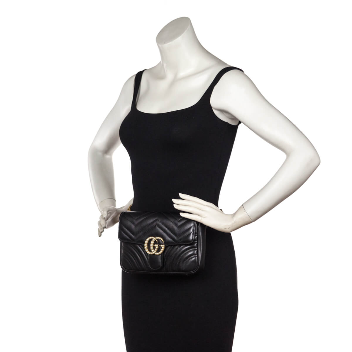 Gucci Leather Belt Bag - Black Waist Bags, Handbags - GUC1280440