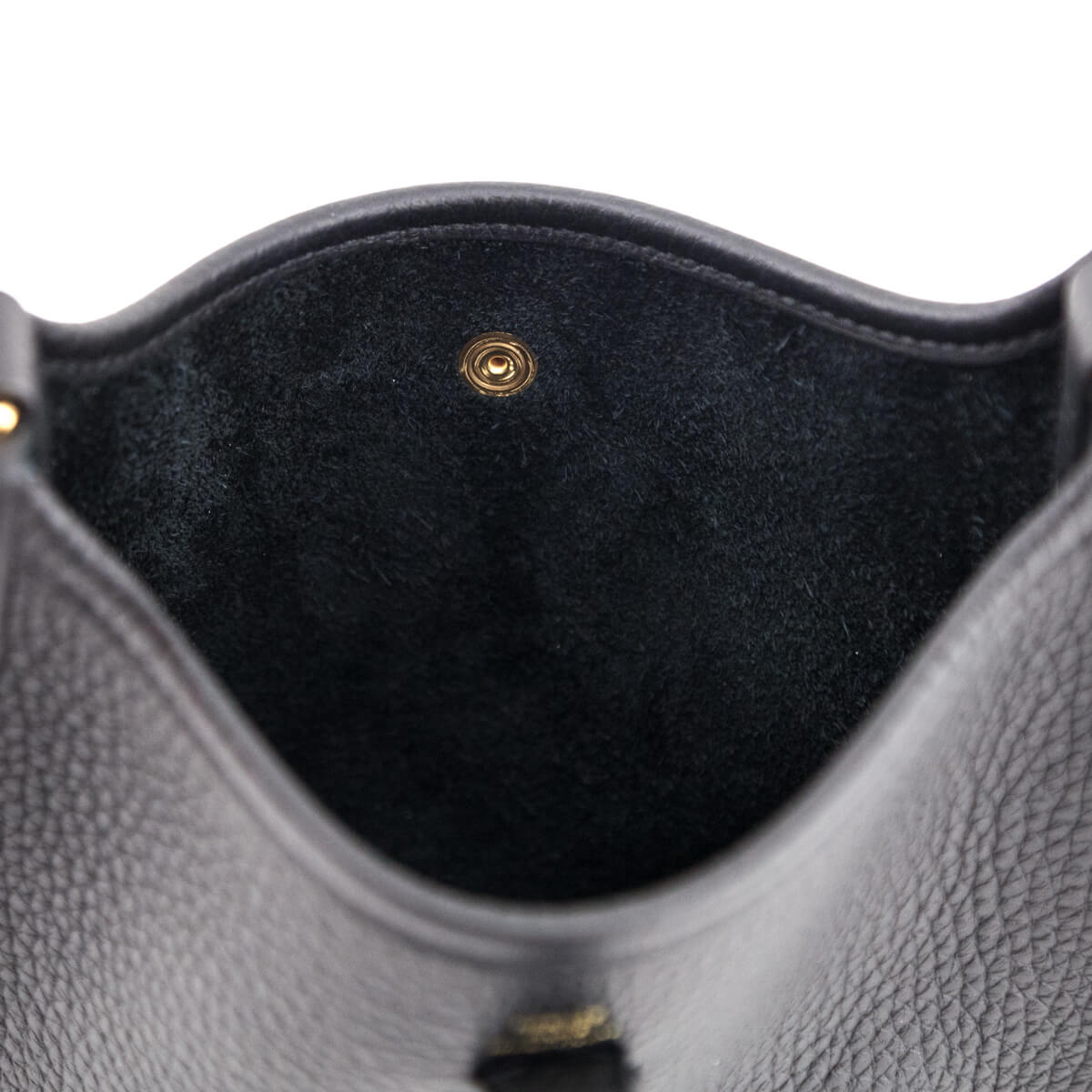 Hermes Black Clemence Evelyne TPM - Love that Bag etc - Preowned Authentic Designer Handbags & Preloved Fashions