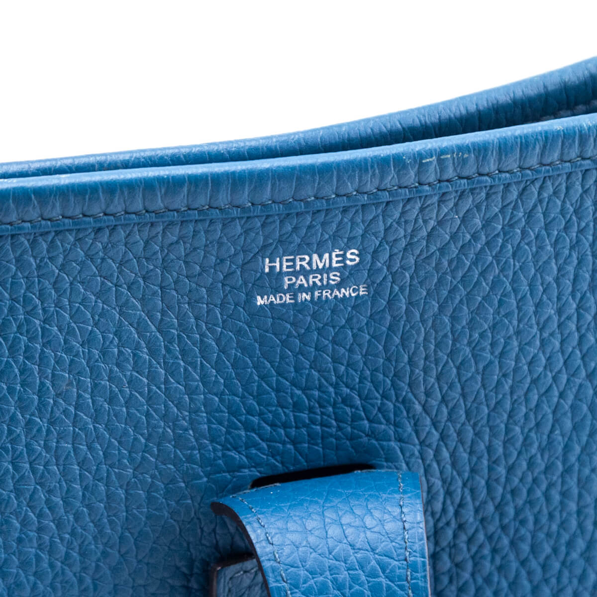 Hermes Clemence Evelyne III 29 Bleu Pale– TC