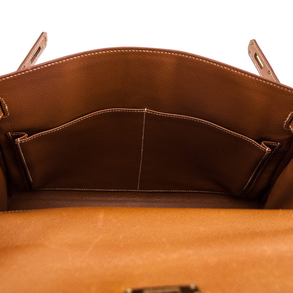 Hermès Vintage Epsom Kelly Retourne 32 - Brown Handle Bags, Handbags -  HER423328