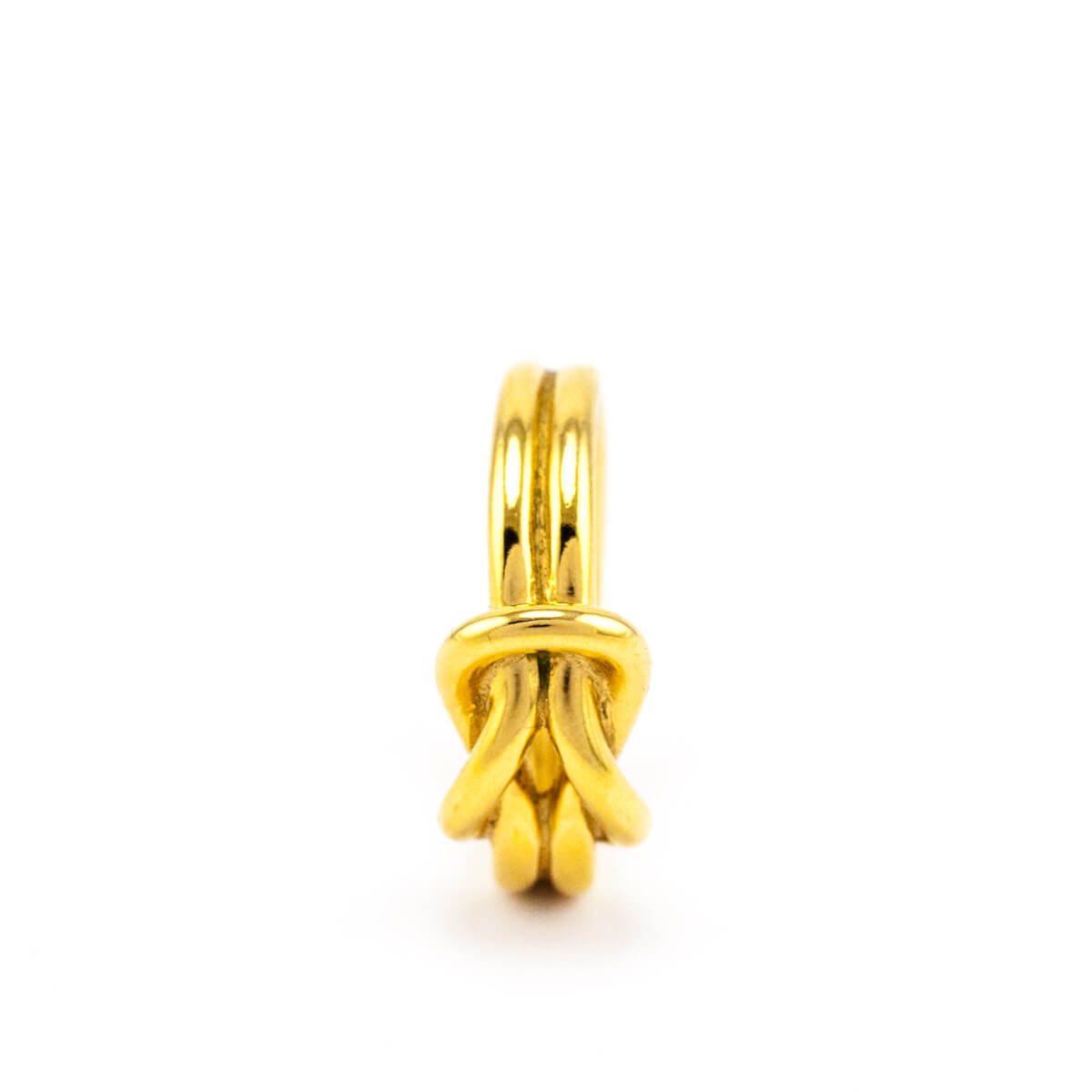 HERMES scarf ring chain Golden anchor - VALOIS VINTAGE PARIS