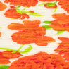 Hermes Orange Les Pivoines Silk Plisse Scarf - Love that Bag etc - Preowned Authentic Designer Handbags & Preloved Fashions