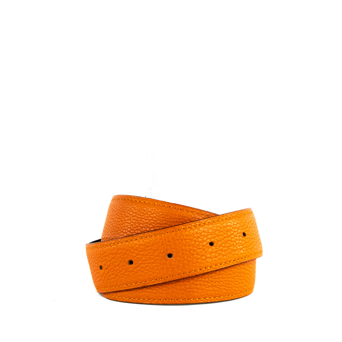 Hermes Orange Togo & Black Box Reversible 32 mm Belt Size S - Love that Bag etc - Preowned Authentic Designer Handbags & Preloved Fashions