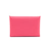 Hermes Rose Azalee Epsom Calvi Card Holder - Love that Bag etc - Preowned Authentic Designer Handbags & Preloved Fashions