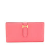 Hermes Rose Lipstick Epsom Bearn Wallet - Love that Bag etc - Preowned Authentic Designer Handbags & Preloved Fashions