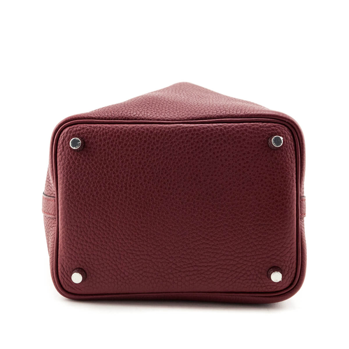 Hermes Picotin 18 in Rouge Grenat Clemence Leather PHW – Brands Lover