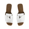 Hermes White Auteuil H Mule Sandals Size 9 US | EU 39 - Love that Bag etc - Preowned Authentic Designer Handbags & Preloved Fashions