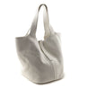 Hermes White Clemence Picotin 31 TGM - Love that Bag etc - Preowned Authentic Designer Handbags & Preloved Fashions