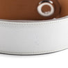 Hermes White Epsom & Silver Kimono Belt Size L - Love that Bag etc - Preowned Authentic Designer Handbags & Preloved Fashions