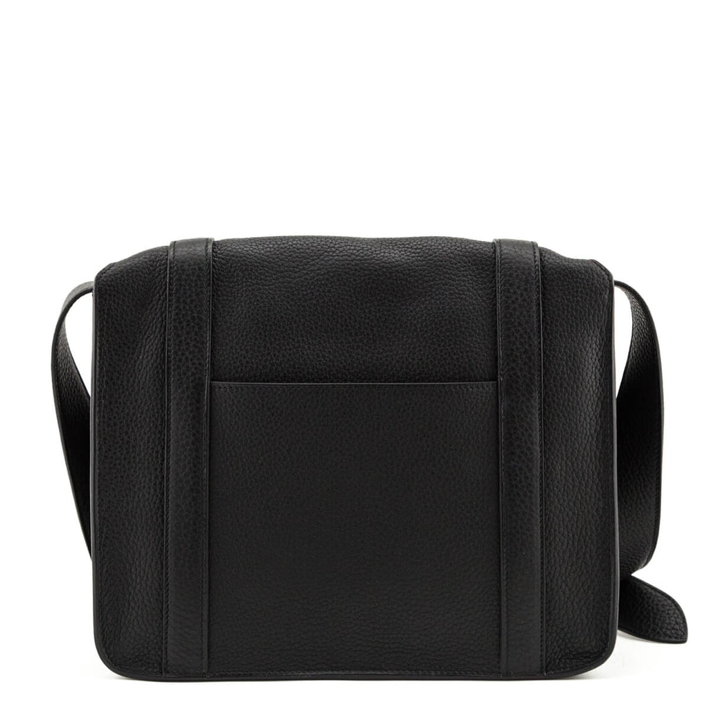 Hermès HERMES Taurillon Clemence Steve Caporal Messenger Adjustable  Shoulder Bag pre owned Grey Leather ref.674071 - Joli Closet