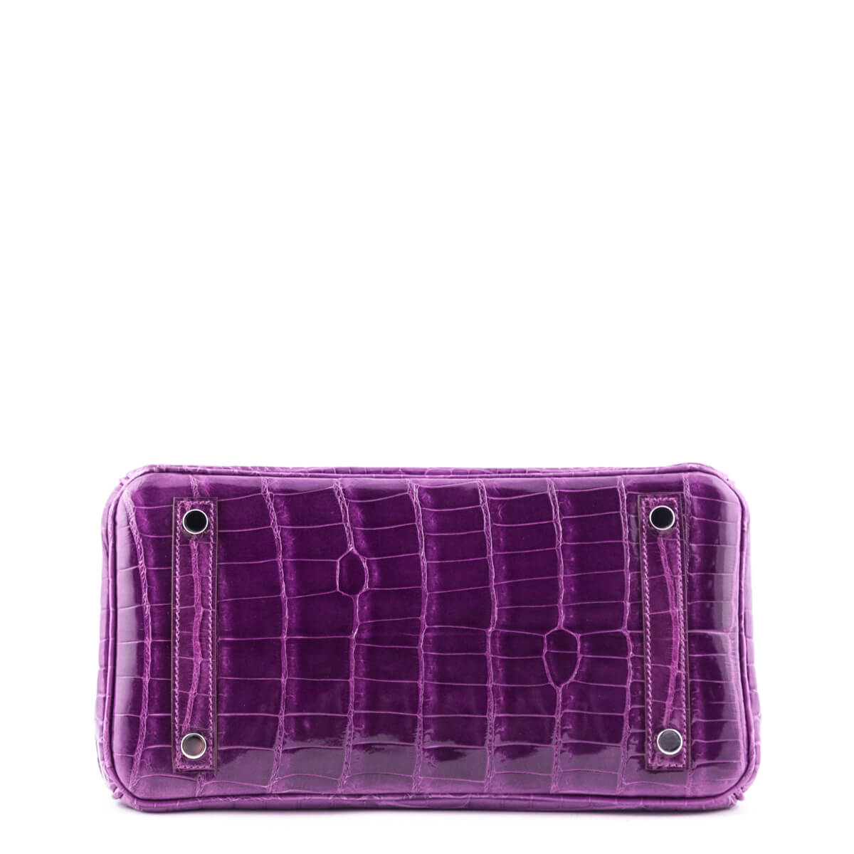 Hermes Violet Niloticus Crocodile Birkin 25 - Love that Bag etc - Preowned Authentic Designer Handbags & Preloved Fashions