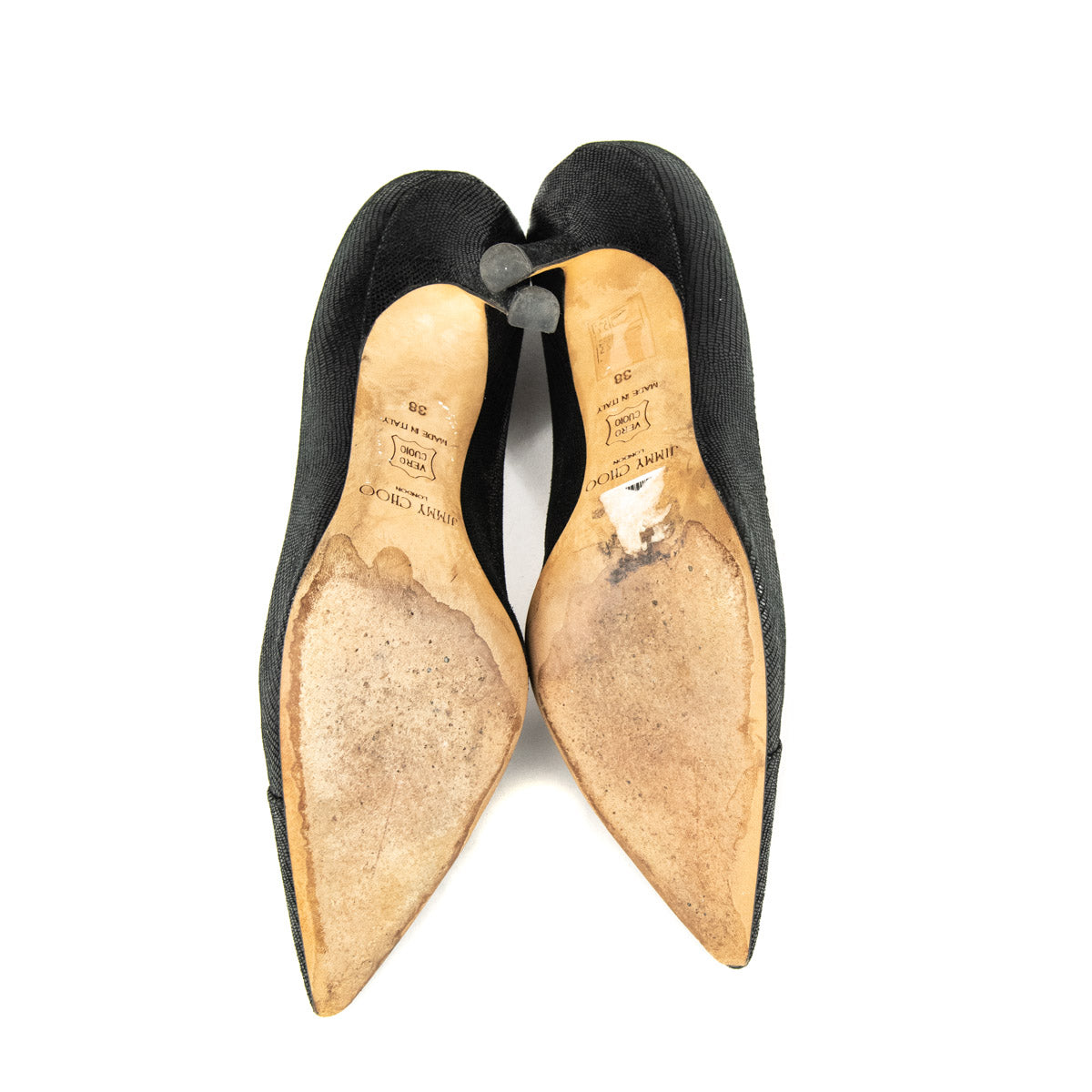 Jimmy Choo Black Suede Margo Pointed Toe Pumps - Online Consignment