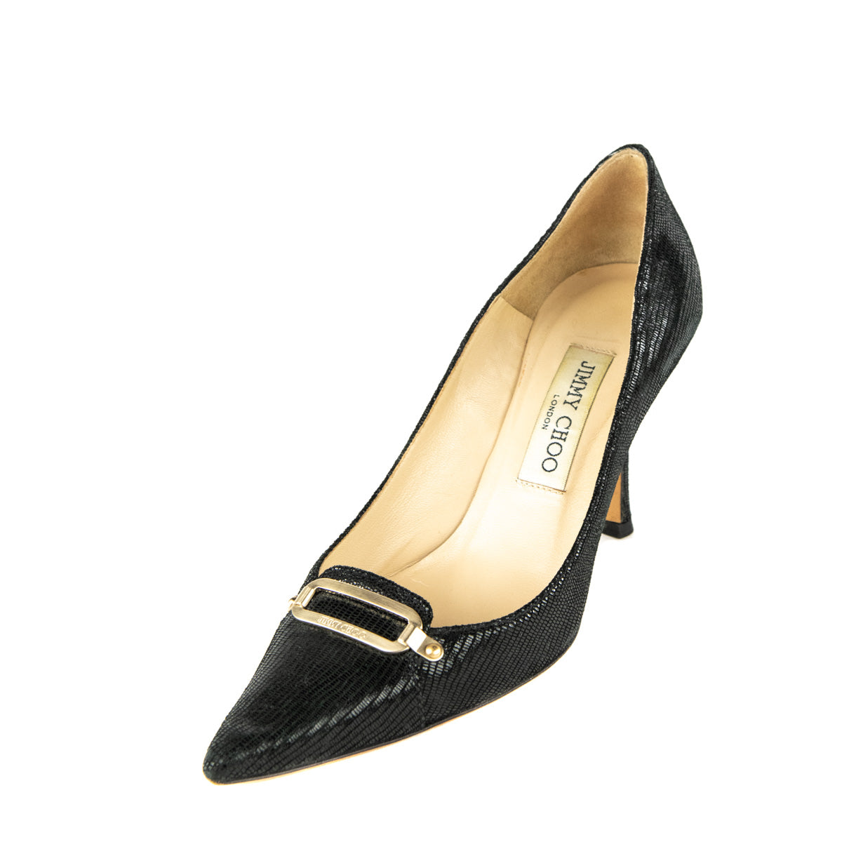 Jimmy Choo Black Suede Margo Pointed Toe Pumps - Online Consignment