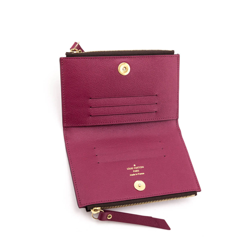 LOUIS VUITTON Monogram Adele Compact Wallet Fuchsia 188724