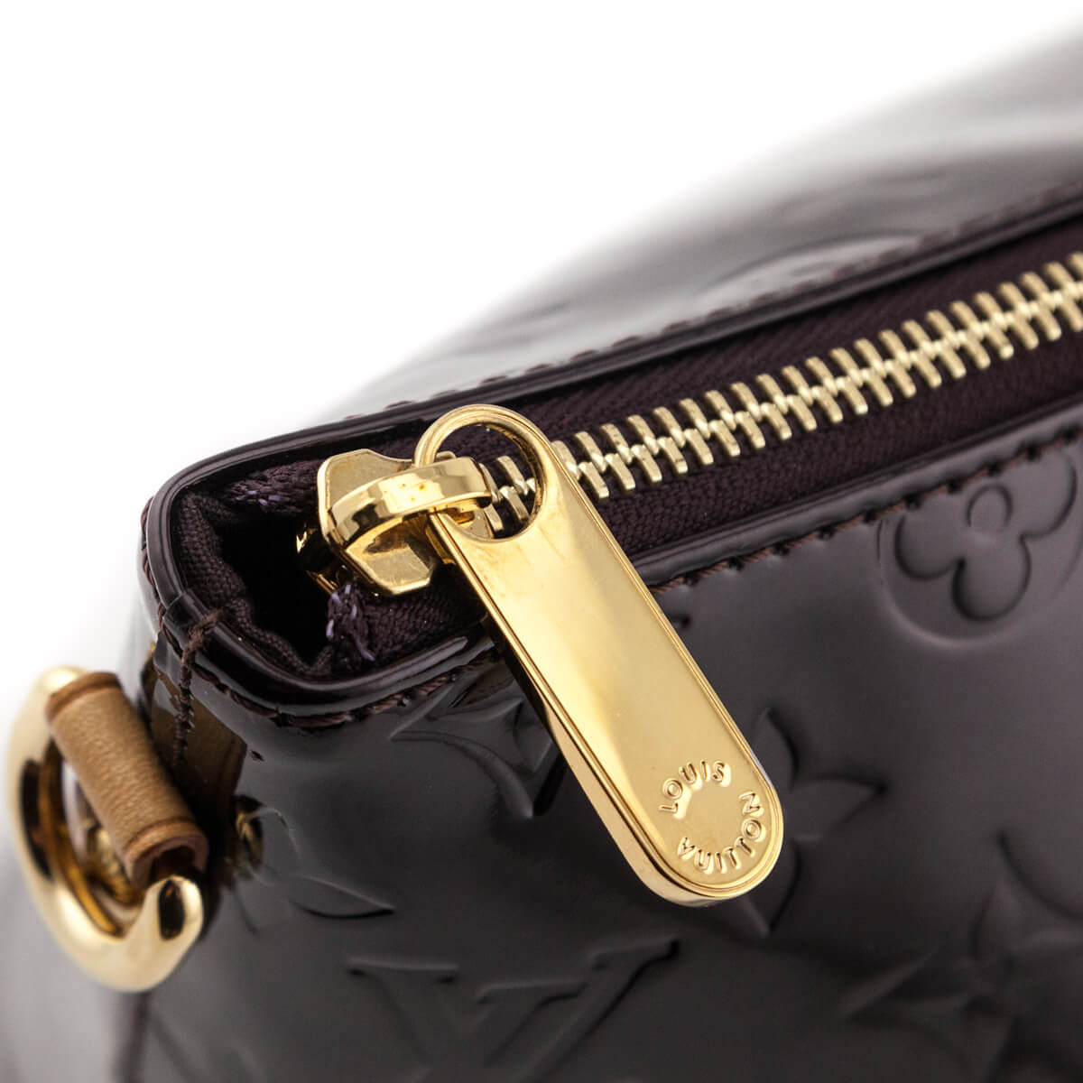 Louis Vuitton // Burgundy Vernis Amarante Bellevue Tote Bag – VSP