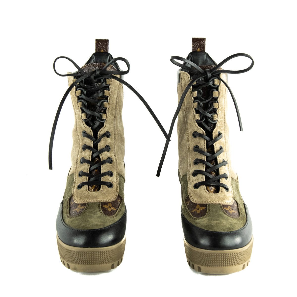 Louis Vuitton LV Monogram Hiking Boots - Brown Boots, Shoes