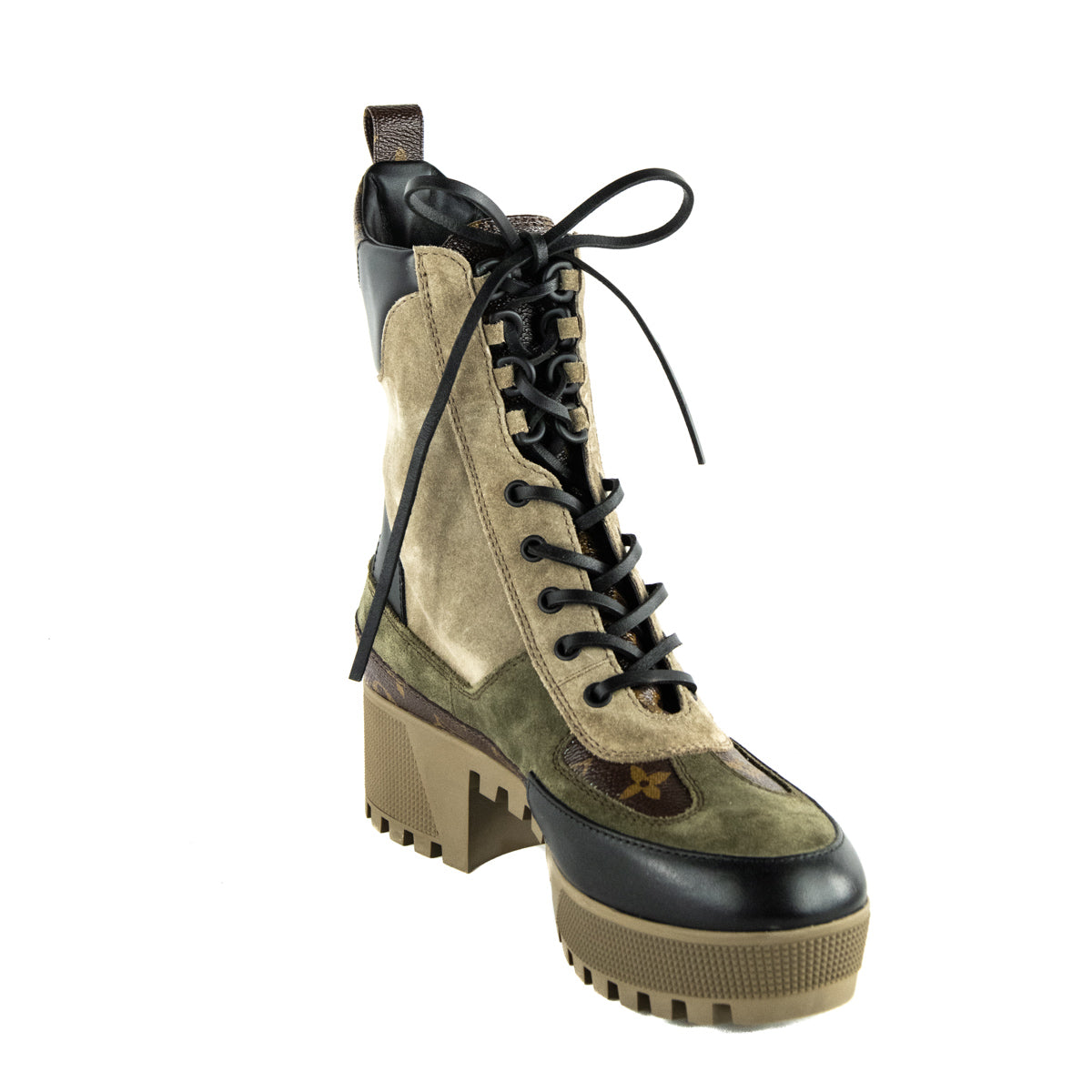 Louis Vuitton Laureate Platform Desert Boot Beige. Size 41.0