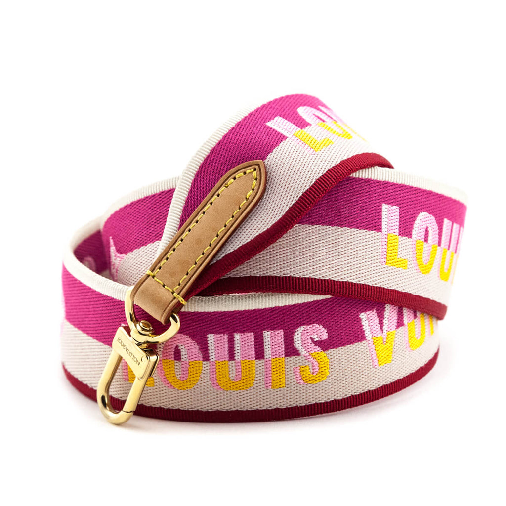 Louis Vuitton Monogram Bandouliere Strap Pink – DAC