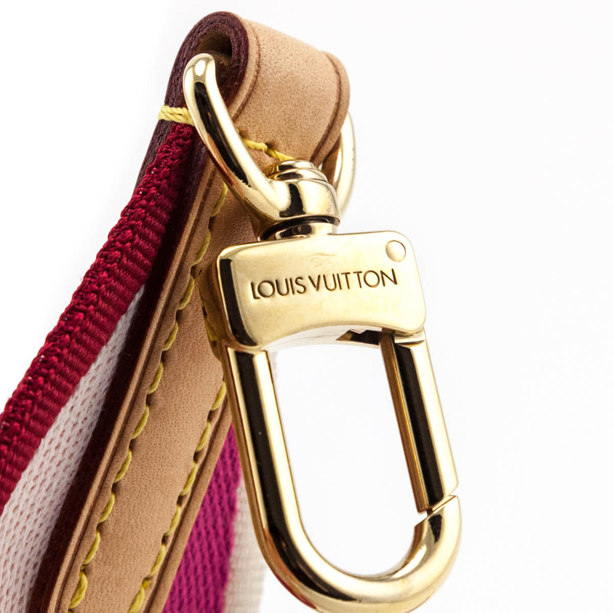 Louis Vuitton Beige Leather Adjustable Shoulder Bag Strap Louis