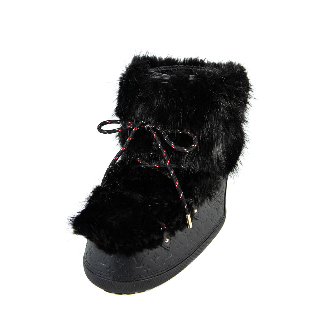 Louis Vuitton Roadgame Shearling-Lined Half Boots at 1stDibs