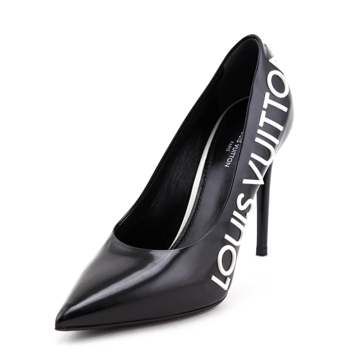 Louis Vuitton - Authenticated Chérie Heel - Patent Leather Black for Women, Good Condition